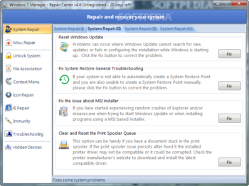 Windows 7 Manager screenshot 7