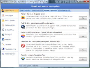 Windows 7 Manager screenshot 8