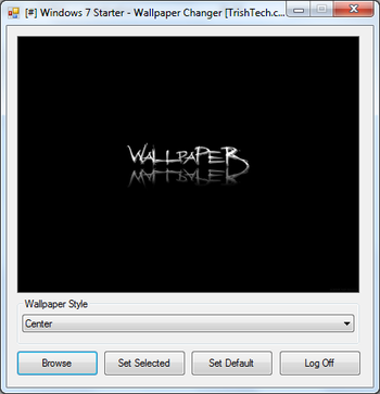 Windows 7 Starter screenshot