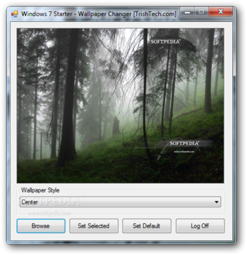 Windows 7 Starter - Wallpaper Changer screenshot