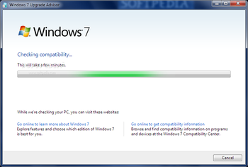 Windows 7 Upgrade Advisor screenshot 2