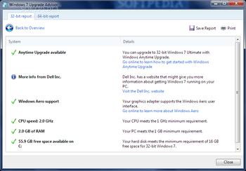 Windows 7 Upgrade Advisor screenshot 7