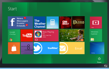 Windows 8 Beta Simulator screenshot 2