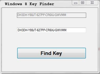 Windows 8 Key Finder screenshot