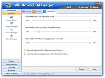 Windows 8 Manager screenshot 19