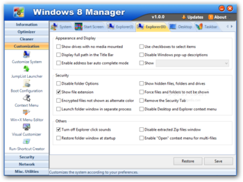 Windows 8 Manager screenshot 29