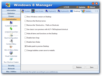 Windows 8 Manager screenshot 30