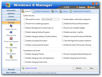 Windows 8 Manager screenshot 38