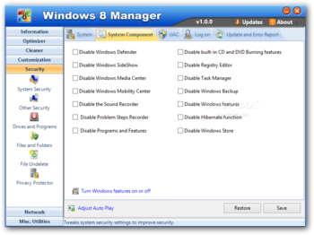 Windows 8 Manager screenshot 39