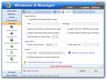 Windows 8 Manager screenshot 41