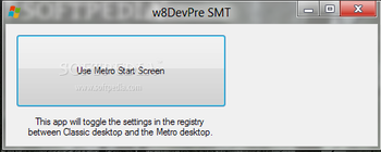 Windows 8 Start Menu Toggle screenshot 2