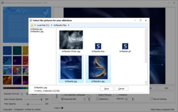 Windows 8 Start Screen Customizer screenshot 2