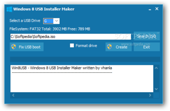 Windows 8 USB Installer Maker screenshot