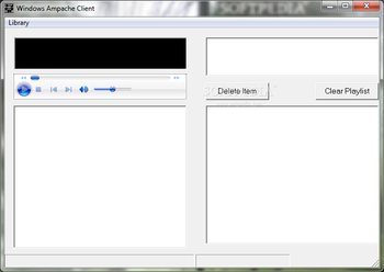 Windows Ampache Client screenshot