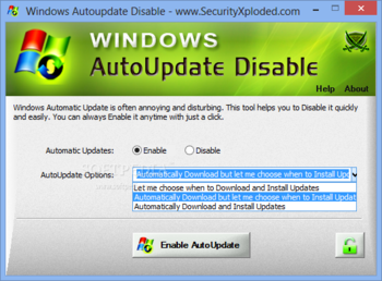 Windows AutoUpdate Disable screenshot 2