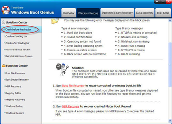 Windows Boot Genius screenshot