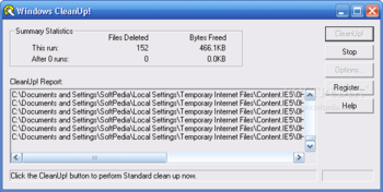 Windows CleanUp! screenshot
