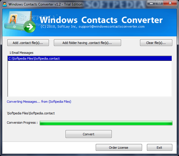 Windows Contacts Converter screenshot