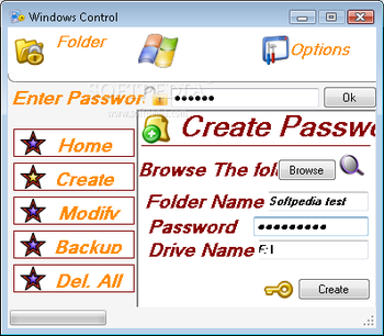Windows Control screenshot