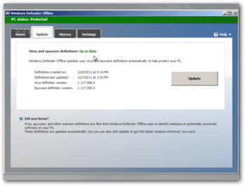 Windows Defender Offline screenshot 3