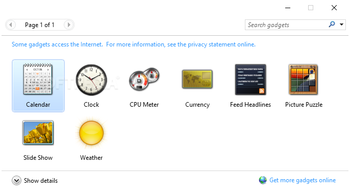 Windows Desktop Gadgets screenshot