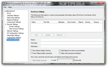 Windows Embedded for Point of Service Unattended Generator screenshot 4
