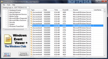 Windows Event Viewer Plus screenshot