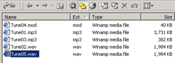 Windows Explorer Filename Extension Column  screenshot