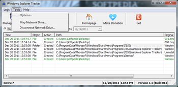 Windows Explorer Tracker screenshot 3