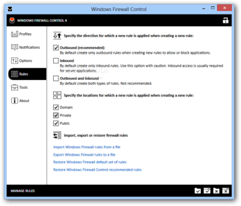 Windows Firewall Control screenshot 2