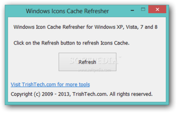 Windows Icons Cache Refresher screenshot