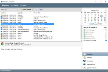Windows Keylogger Free screenshot