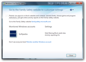 Windows Live Family Safety screenshot 2