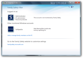 Windows Live Family Safety screenshot 3