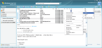 Windows Live Mail Desktop screenshot 2