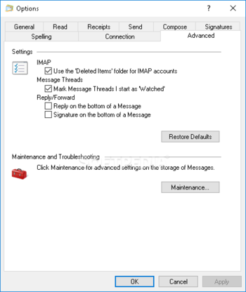 Windows Live Mail screenshot 14