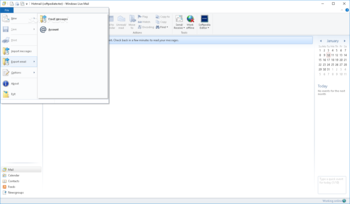 Windows Live Mail screenshot 2