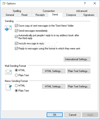 Windows Live Mail screenshot 9