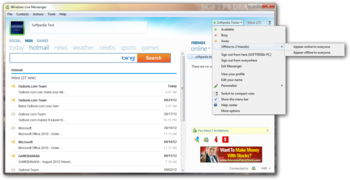 Windows Live Messenger screenshot 2