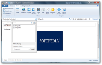 Windows Live Writer screenshot 3