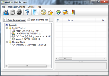 Windows Mail Recovery screenshot 2