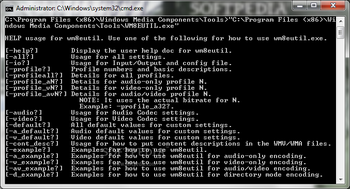 Windows Media 8 Encoding Utility screenshot