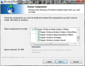 Windows Media Codec Pack screenshot 3
