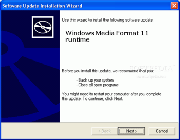 Windows Media Format Runtime screenshot