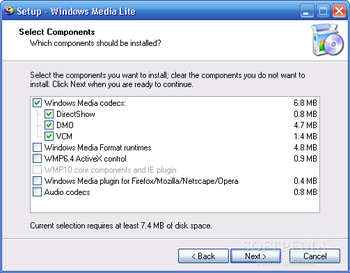 Windows Media Lite screenshot