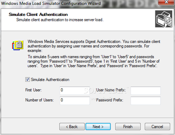 Windows Media Load Simulator 9 Series screenshot 11