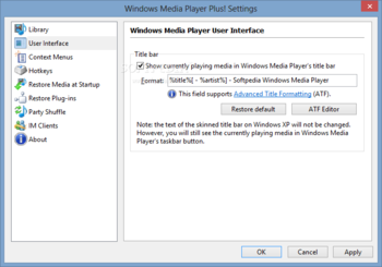 Windows Media Player Plus screenshot 2