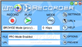 Windows Media Stream Recorder screenshot