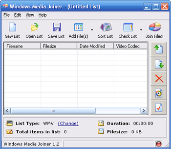 Windows Media (WMA/WMV) Joiner screenshot
