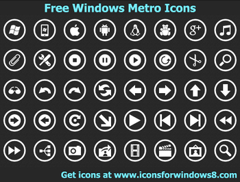 Windows Metro Icons screenshot